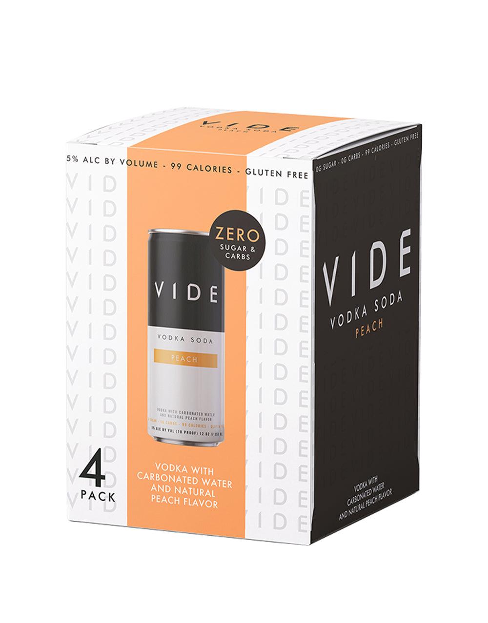 Vide Peach Vodka Soda