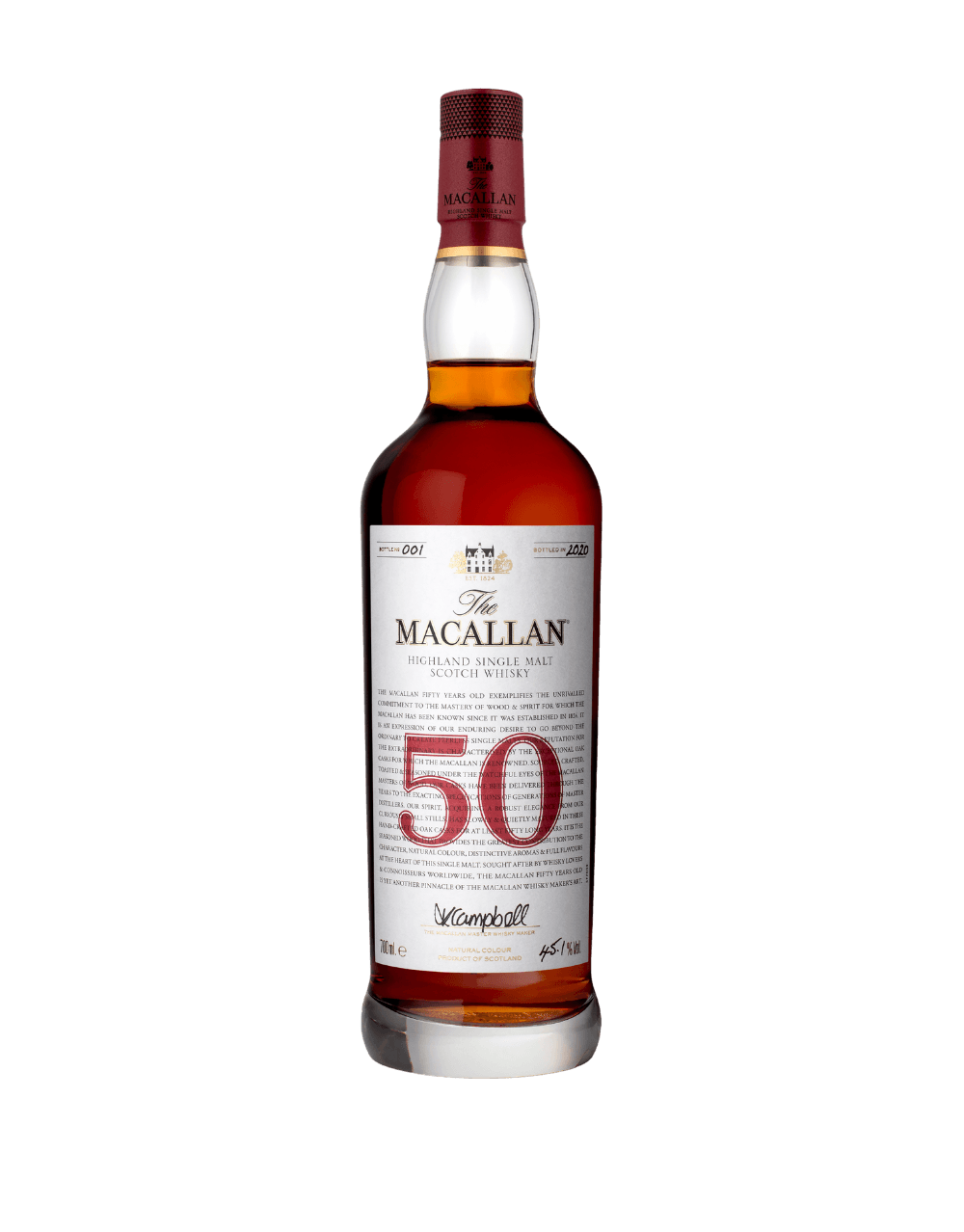 THE MACALLAN RED COLLECTION 50 YEARS OLD