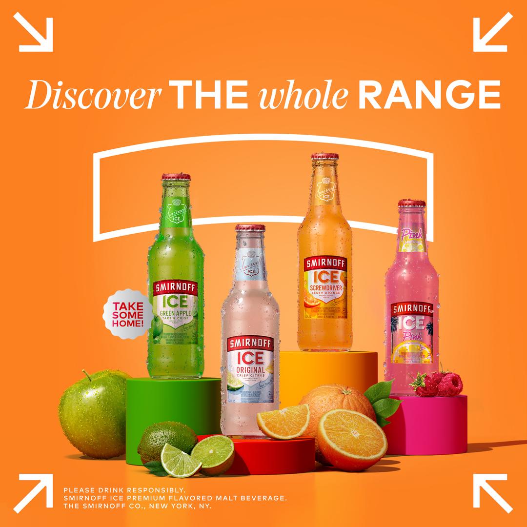 Smirnoff Ice Flavored Malt Beverage Screwdriver