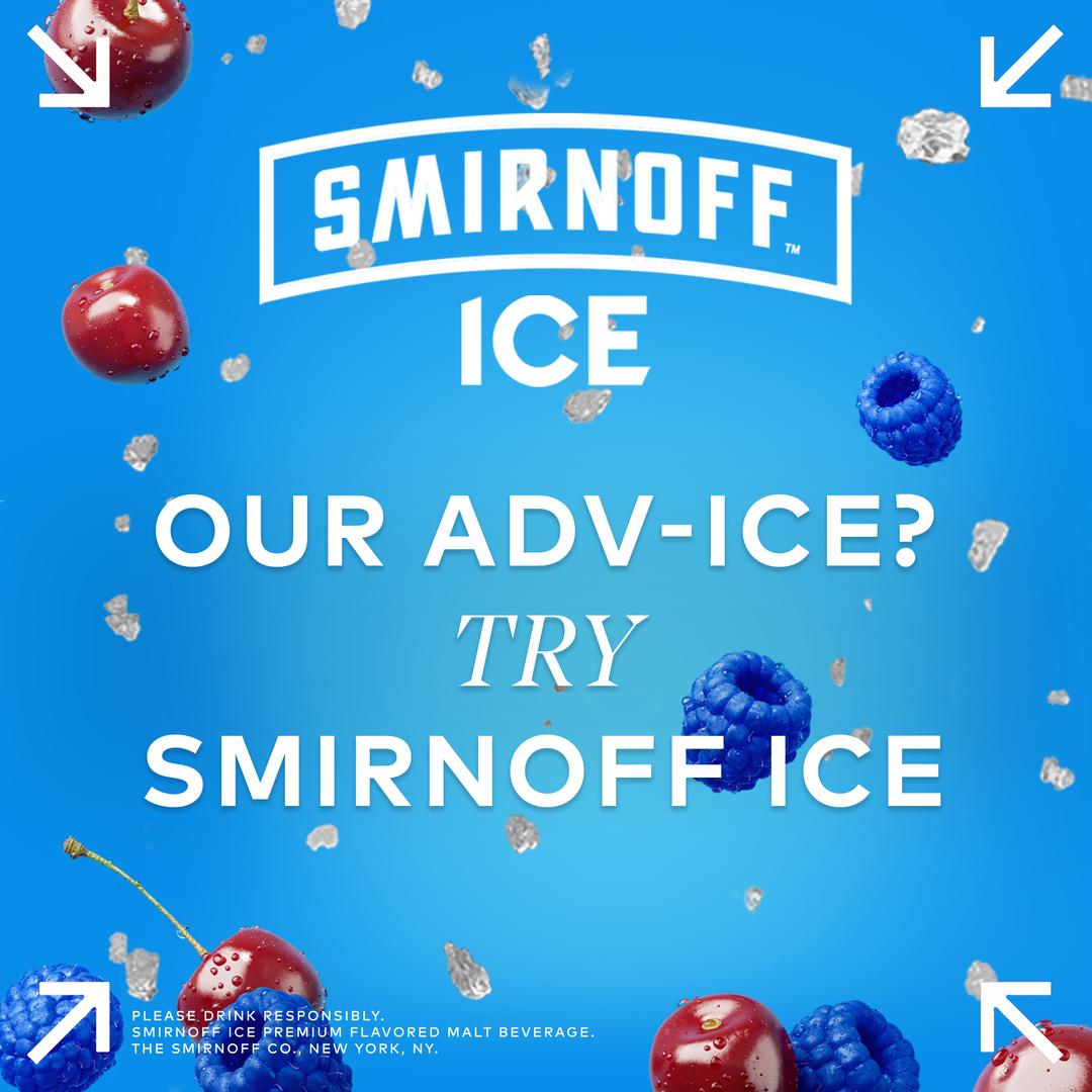 Smirnoff Ice Flavored Malt Beverage Red White & Berry Limited Edition