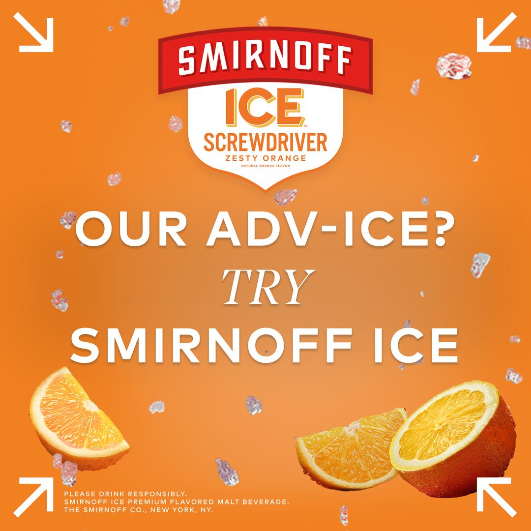 Smirnoff Ice Flavored Malt Beverage Screwdriver
