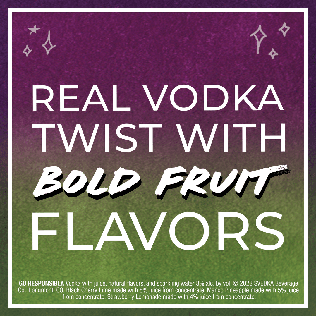Svedka Cocktails-other Vodka Soda Mango Pineapple Mango