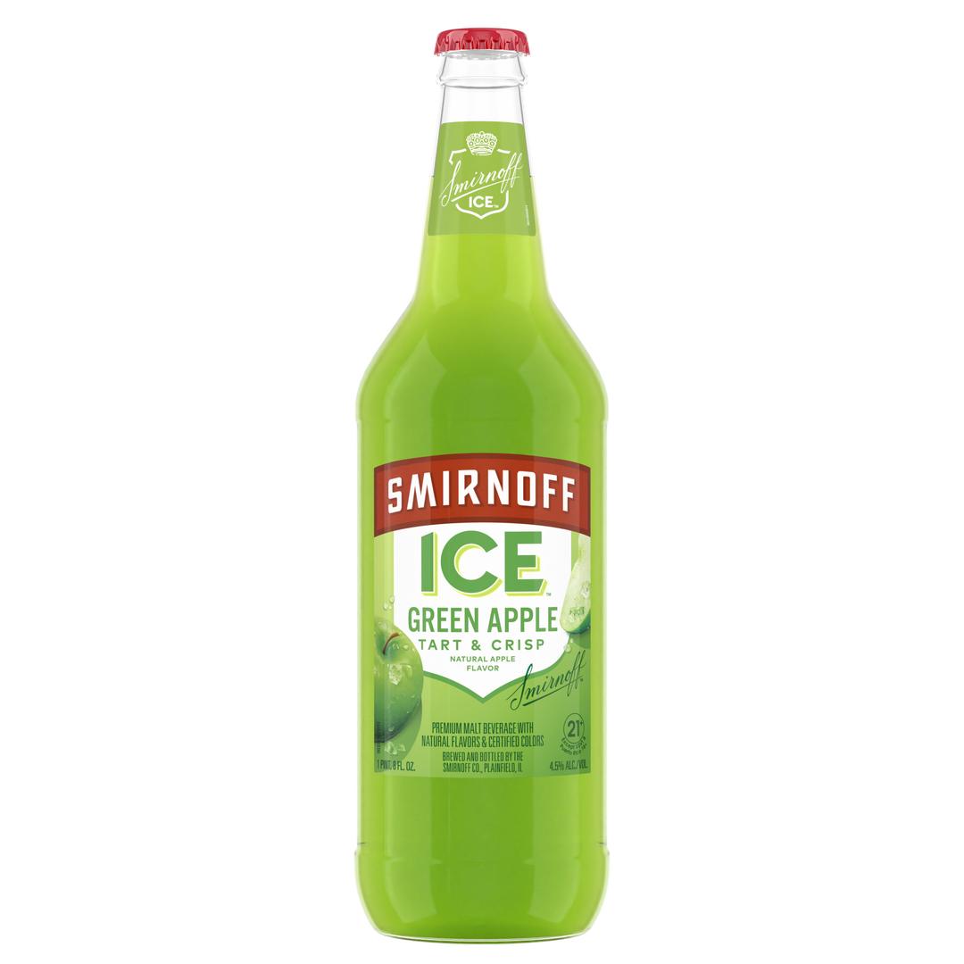Smirnoff Ice Flavored Malt Beverage Green Apple